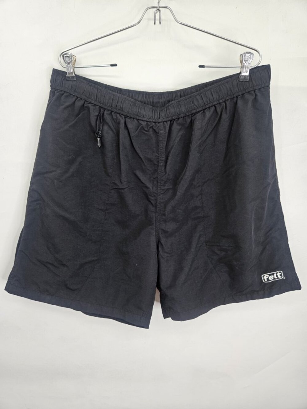 Felt Swim Shorts Mens 2XL Black Pockets Beach Surf Quick Dry Athletic Casual UPF